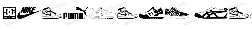 Sneakers Medium SC R字体转换